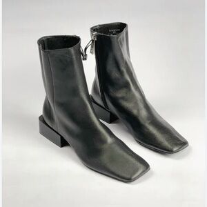 ZARA leather ankle boots